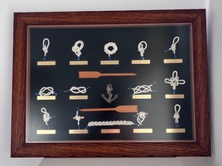 Cuadro Nudos Marineros Madera