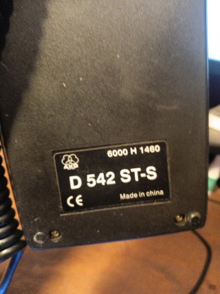 Micrófono de mesa AKG D 542 ST-S
