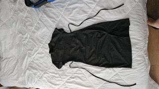 Vestido elegante negro mujer