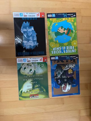 Lote 4 Posters Transparentes Hunter x Hunter Ichib