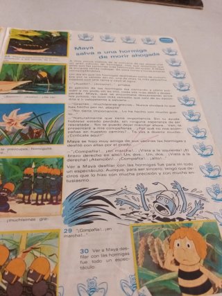 Album Cromos Abeja Maya Danone