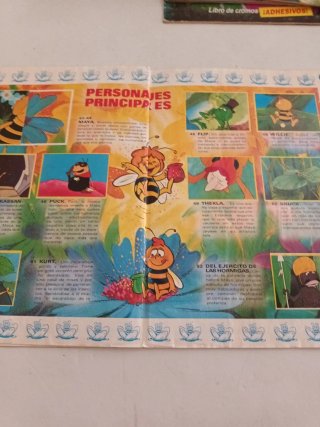 Album Cromos Abeja Maya Danone