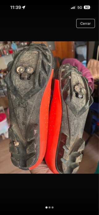 Zapatillas Ciclismo Luck Naranja