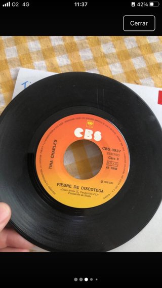 Tina Charles Vinilo 45 RPM  Disco Fever