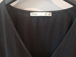 Vestido negro Lefties Talla S