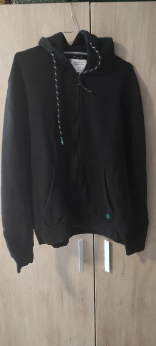 Sudadera Springfield Negra con Capucha Talla L