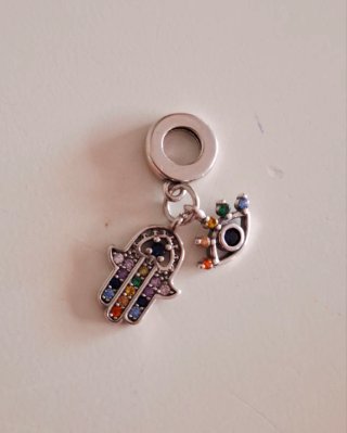 Colgante Mano de Fátima Ojo Turco