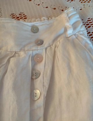 Pantalones bombachos blancos