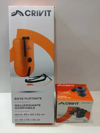 Lote Bomba Eléctrica + Boya Flotante Crivit