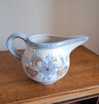 Lotto brocche in ceramica artigianale stile Deruta