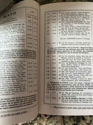 Calendario Zaragozano 1997 El Firmamento