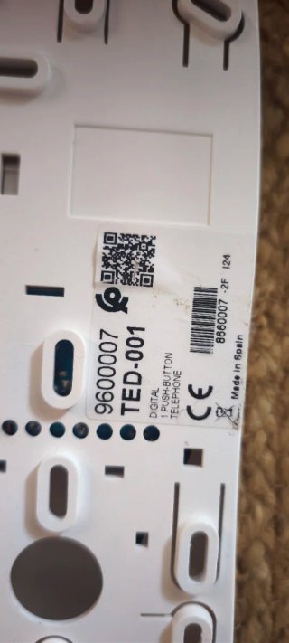 Telefonillo ALCAD TED-001 Blanco
