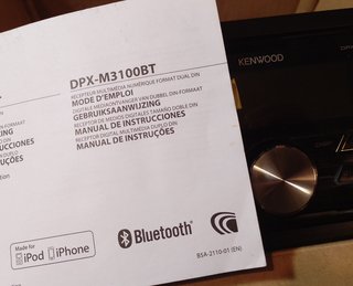 Radio Coche Kenwood DPX-M3100BT Bluetooth Manos Li