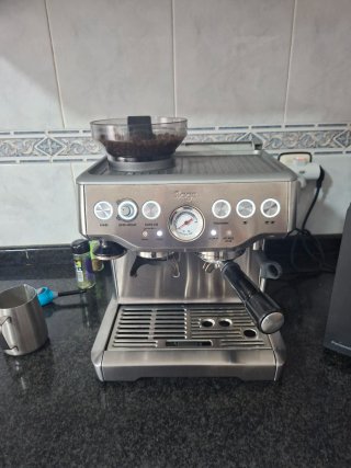 Cafetera Sage con molinillo