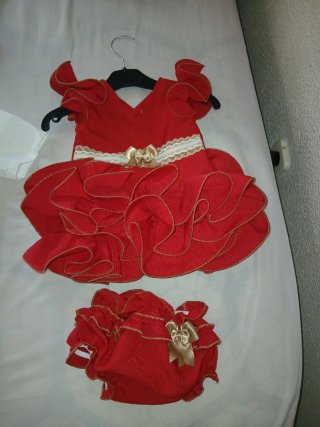 Vestido Gitana Niña 1 Año precio negociable