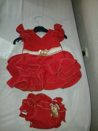 Vestido Gitana Niña 1 Año precio negociable