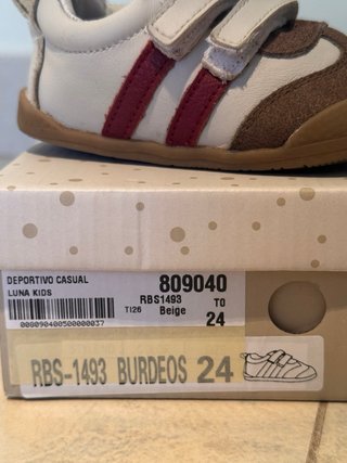 Zapatillas Luna Kids Talla 22