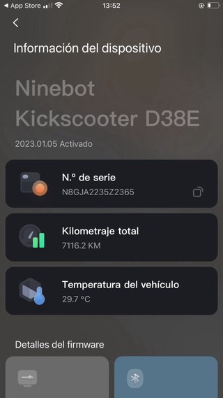 Patinete Eléctrico Ninebot Kickscooter D38E