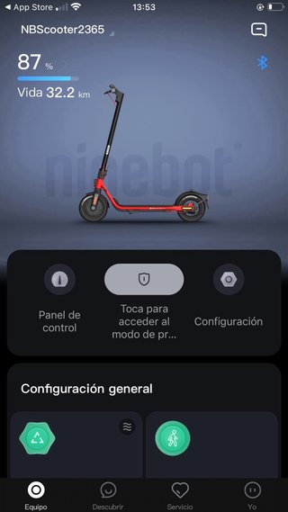 Patinete Eléctrico Ninebot Kickscooter D38E