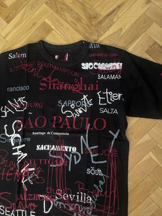 Camiseta Adolfo Domínguez Print word names 90s