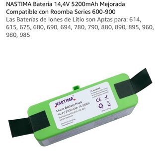 Batería NASTIMA para iRobot Roomba 600 700 800 900