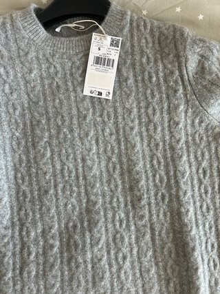 Jersey Mango Gris Claro