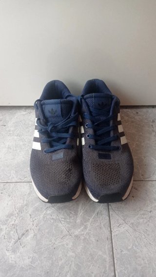 Zapatillas Adidas Torsion Azul y Blanco