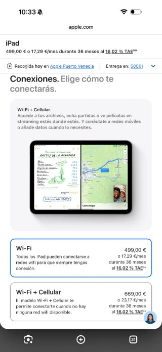 IPAD A16 Wi-Fi 128GB // BAT100%!!GARANTÍA!! CAMBIO