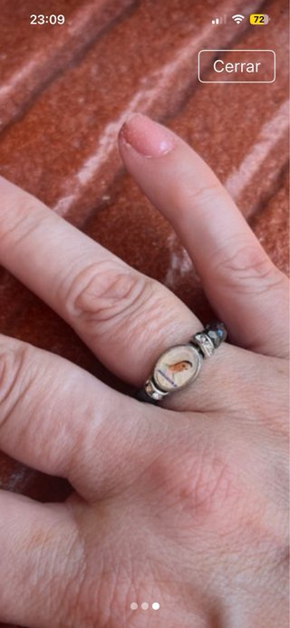 Anillos Medjugorje con Medalla Bendecida