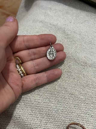 Anillos Medjugorje con Medalla Bendecida