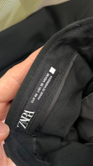 Traje ZARA 2 Piezas Negro