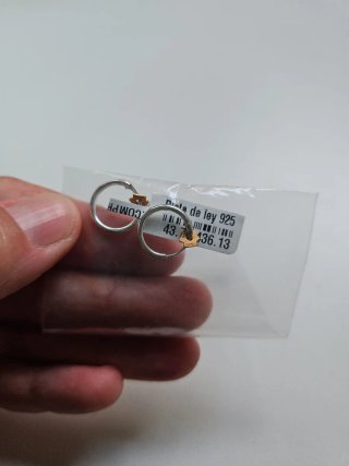 Pendientes Aro Plata de Ley 925