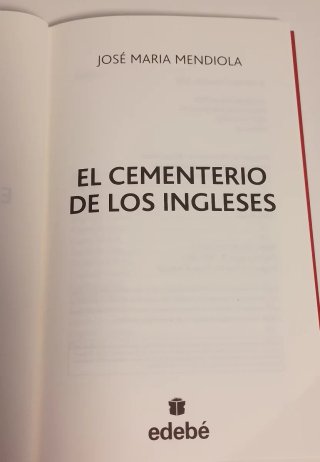 Libro "El cementerio de los ingleses" (12 años)