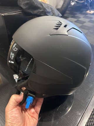 Casco Moto West W-009 Negro Mate talla S