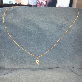 Colgante Corazón Oro 18k Cadena