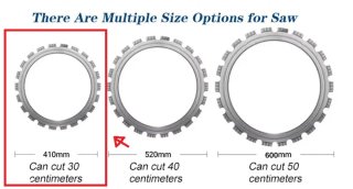 Sierra circular hormigón/ladrillos 8800W