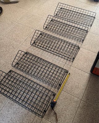 Conjunto 5 Estanterías Metálicas IKEA GREJIG