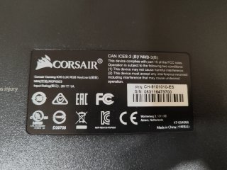 Teclado Corsair K70 RGB Negro