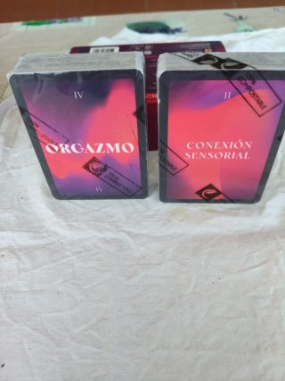 Juego de Cartas Orgazmo Conexión Sensorial