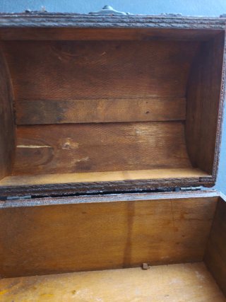 Cofre Baúl Madera Vintage Decorado