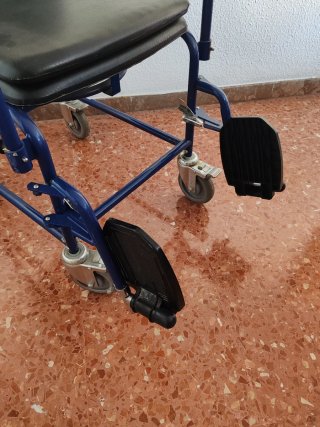 Silla de ruedas para inodoro