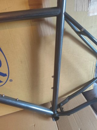 Cuadro y horquilla Cromoly 4130 Talla 53