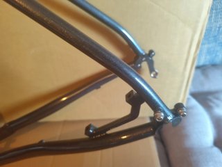 Cuadro y horquilla Cromoly 4130 Talla 53