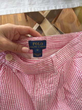 Shorts Ralph Lauren niña rosa