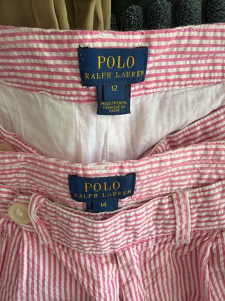 Shorts Ralph Lauren niña rosa
