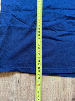 T-shirt Berry College blu taglia S usa vintage
