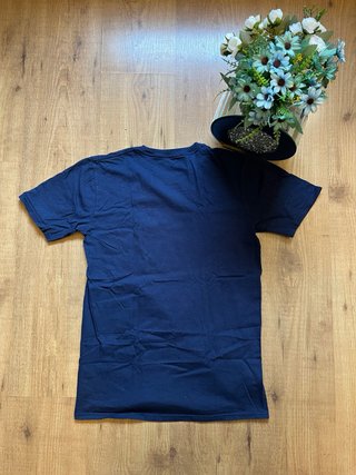 T-shirt Berry College blu taglia S usa vintage