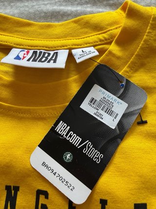 Camiseta NBA Los Angeles Lakers Amarilla