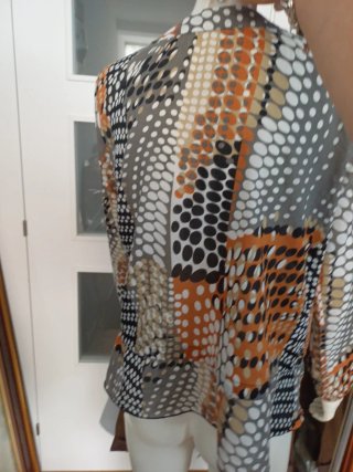 Blusa Paz Torras Talla 42 Estampada