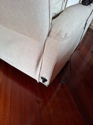 Sillón beige El Corte Inglés nuevo